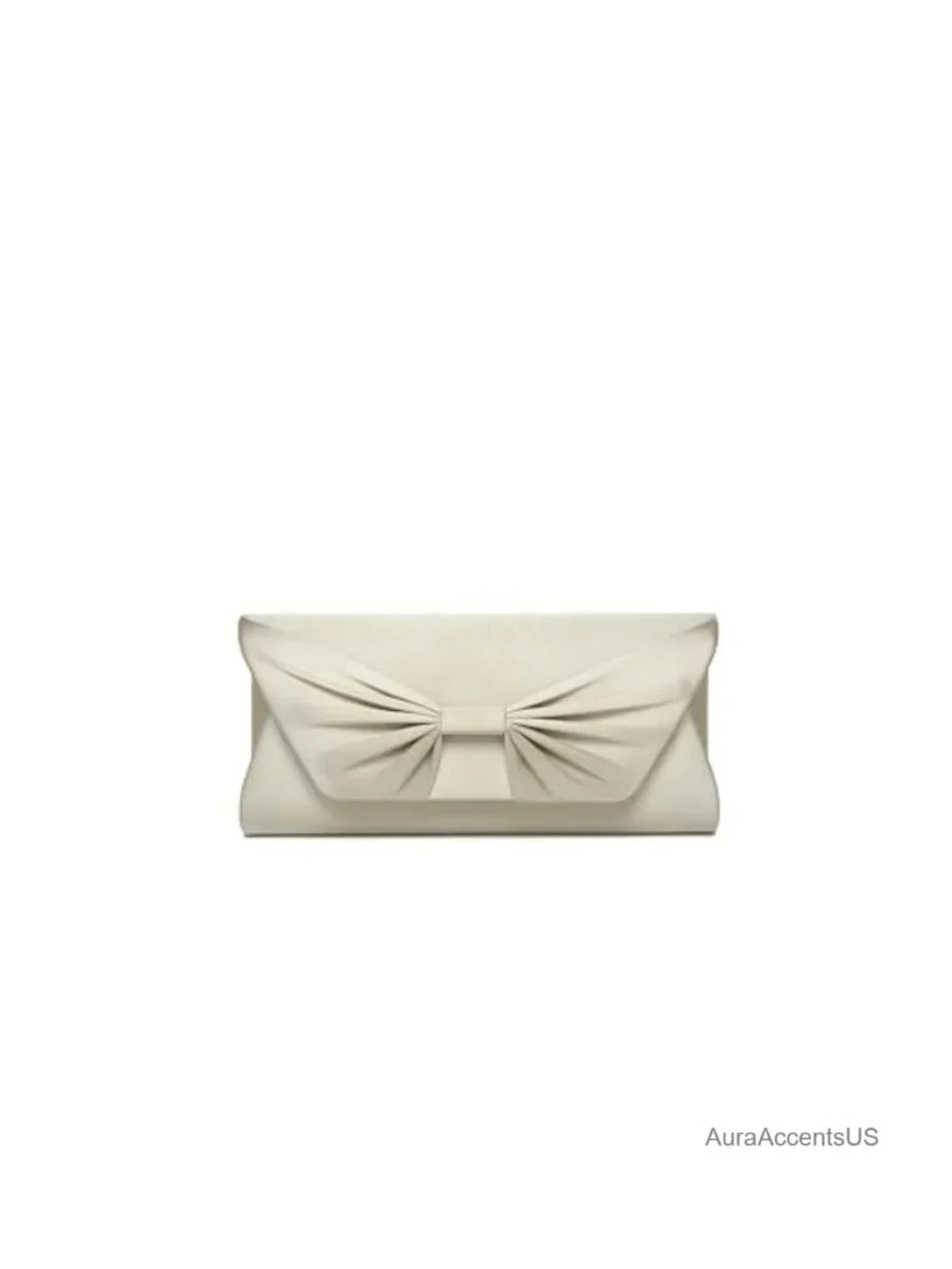 Elegant Satin Clutch Purse with Detachable Chain Strap for Evening Parties